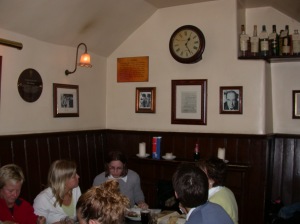 Inklings meeting room, Eagle and Child Pub, Oxford
