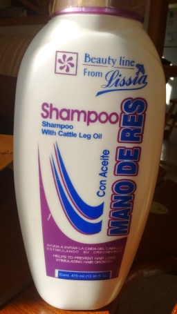 Finally, the power of calf's leg oil in a shampoo. What a country we live in!